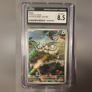 Pokemon Scarlet & Violet Starly 221/198 CGC 8.5